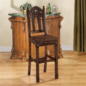 Design Toscano AF66445 19 Inch Sudbury Gothic Bar Stool