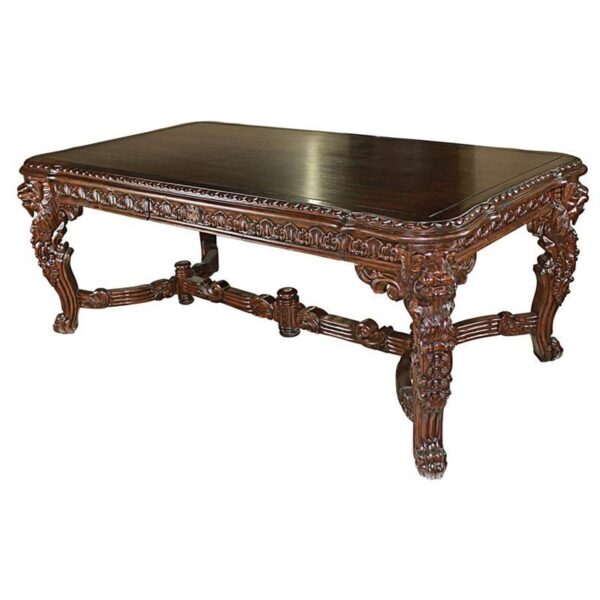 Design Toscano AF7171 86 Inch Lord Raffles Lion Table