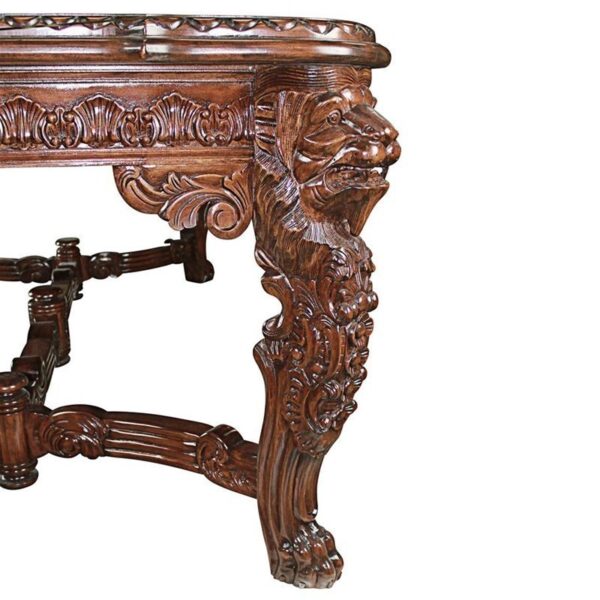 Design Toscano AF7171 86 Inch Lord Raffles Lion Table