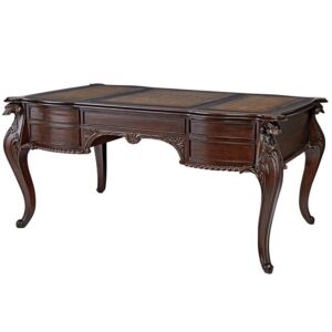 Design Toscano AF7376 64 Inch Clemenceau Partners Writing Desk