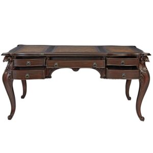 Design Toscano AF7376 64 Inch Clemenceau Partners Writing Desk