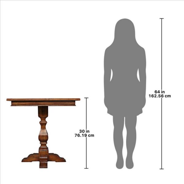 Design Toscano AF7750 Merseyside 29 1/2 Inch Pub Petite Pedestal Dining Table