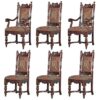 Design Toscano AF951313 24 Inch Classic Edwardian Dining Chairs, Set of 6