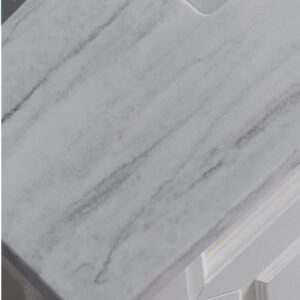 James Martin 080-301-S26-AF 26 Inch Solid Surface Arctic Fall Vanity Top for the 301 Collection, 3 cm, No Sink