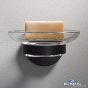 Blossom BA02 502 04 Soap Dish in Matte Black BA02 502 04 BA0250204