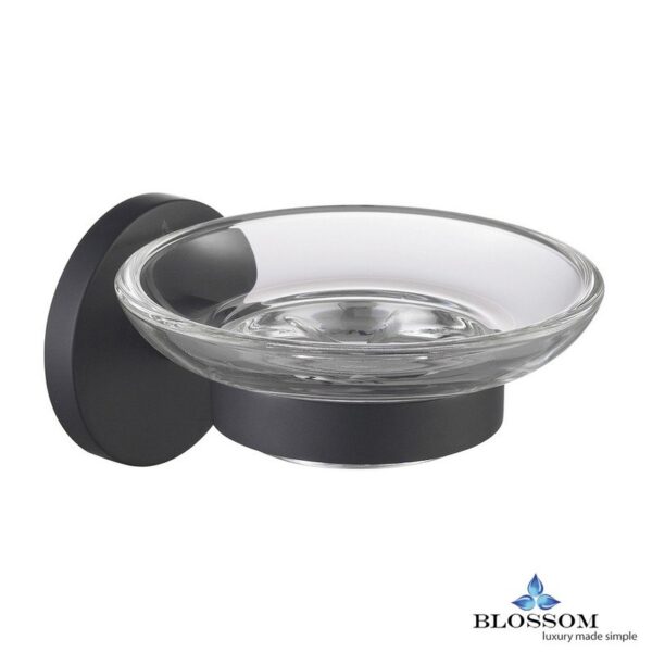 Blossom BA02 502 04 Soap Dish in Matte Black BA02 502 04 BA0250204