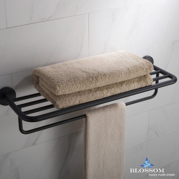 Blossom BA02 509 04 Towel Rack in Matte Black BA02 509 04 BA0250904