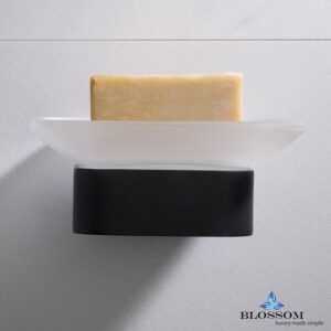 Blossom BA02 602 04 Soap Dish in Matte Black BA02 602 04 BA0260204