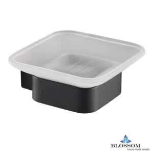 Blossom BA02 602 04 Soap Dish in Matte Black BA02 602 04 BA0260204