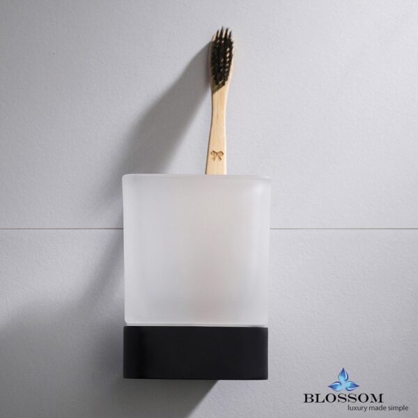 Blossom BA02 603 04 Toothbrush Holder in Matte Black BA02 603 04 BA0260304