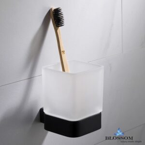 Blossom BA02 603 04 Toothbrush Holder in Matte Black BA02 603 04 BA0260304