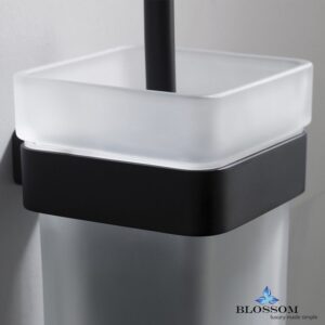 Blossom BA02 608 04 Toilet Brush Holder in Matte Black BA02 608 04 BA0260804