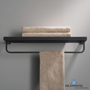 Blossom BA02 609 04 Towel Rack in Matte Black BA02 609 04 BA0260904