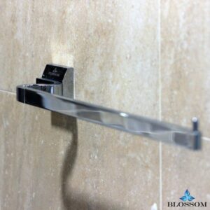 Blossom BA02 204 01 Wall Mounted Towel Bar in Chrome