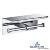 Blossom BA02 505 01D Double Toilet Tissue Holder in Chrome