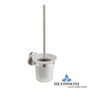 Blossom BA02 508 02 Toilet Brush Holder in Brush Nickel