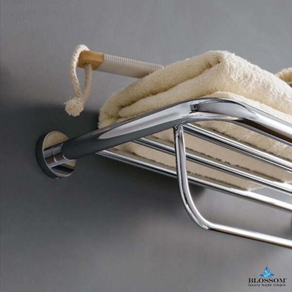 Blossom BA02 509 01 Towel Rack in Chrome