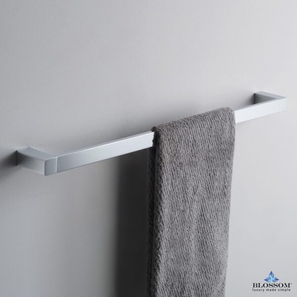 Blossom BA02 606 01 24 Inch Single Towel Bar in Chrome