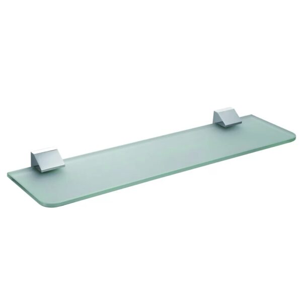 Blossom BA02 207 01 Wall Mounted Glass Shelf in Chrome