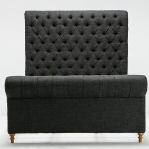 Manhattan Comfort Empire Charcoal Queen Bed