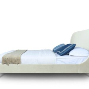 Manhattan Comfort Heather Full-Size Bed in Cream