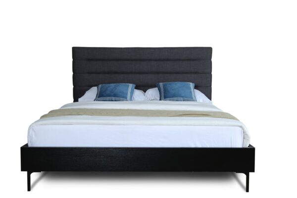 Manhattan Comfort Schwamm Queen Bed in Grey