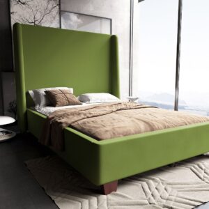 Manhattan Comfort Parlay Pine Green Full Bed