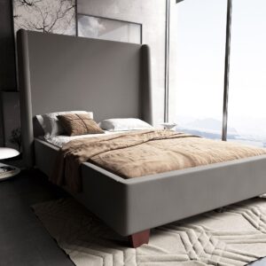 Manhattan Comfort Parlay Portobello Queen Bed