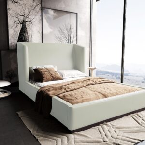 Manhattan Comfort Lenyx Cream Full Bed