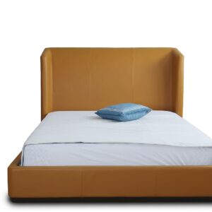 Manhattan Comfort Lenyx Saddle Queen Bed