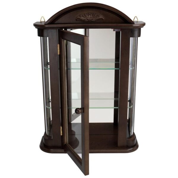 Design Toscano BN1522 15 1/2 Inch Mahogany Rosedale Curio Cabinet