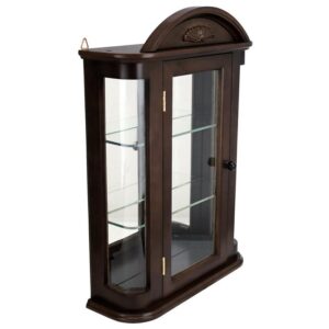 Design Toscano BN1522 15 1/2 Inch Mahogany Rosedale Curio Cabinet