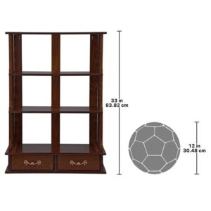 Design Toscano BN2332 23 1/2 Inch Chinese Chippendale Triple Shelf Curio