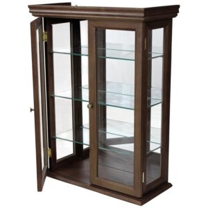 Design Toscano BN2430 19 Inch Walnut Country Tuscan Curio Cabinet