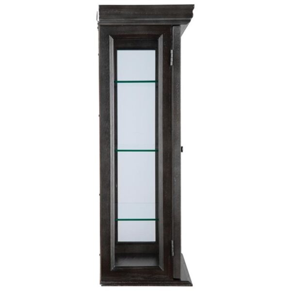 Design Toscano BN24302 19 Inch Country Tuscan Curio Cabinet - Black