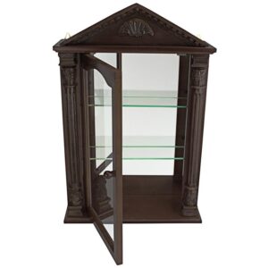 Design Toscano BN2536 16 Inch Essex Hall Hardwood Curio Cabinet