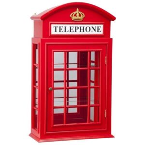 Design Toscano BN5230 15 1/2 Inch Telephone Booth Curio Cabinet