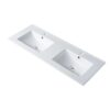 Blossom C04 4818 D 48 Inch Ceramic Top-Mount Rectangular Double Bathroom Sink