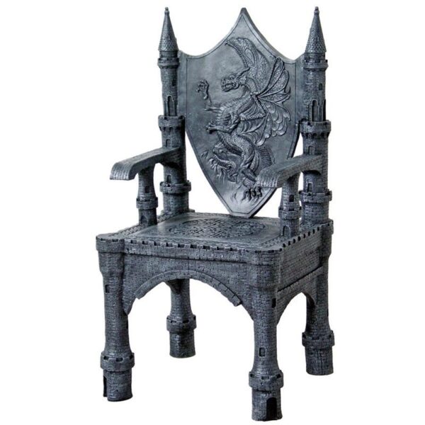 Design Toscano CL0005 24 Inch Dragon of Upminster Castle Throne