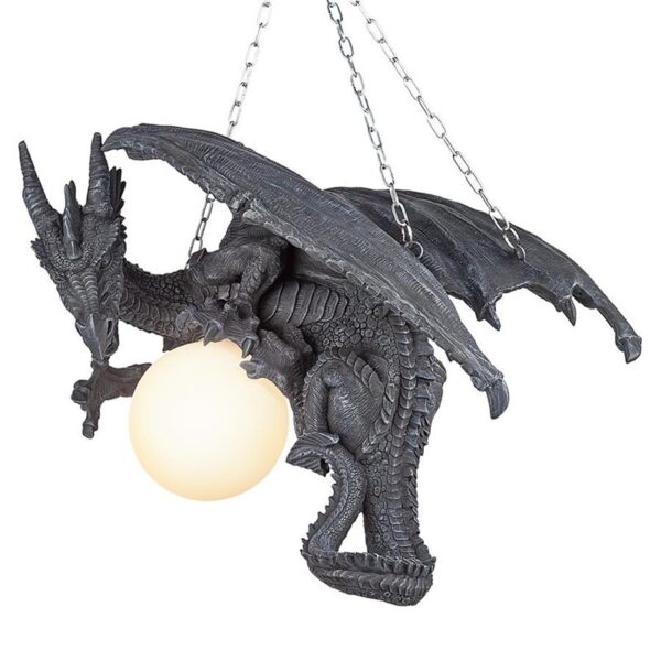 Design Toscano CL1868 21 Inch Nights Fury Dragon Lamp