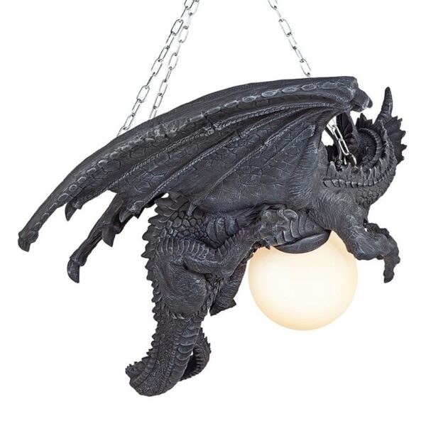 Design Toscano CL1868 21 Inch Nights Fury Dragon Lamp