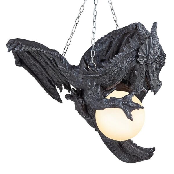 Design Toscano CL1868 21 Inch Nights Fury Dragon Lamp