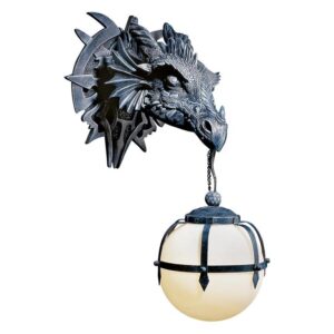 Design Toscano CL2425 9 Inch The Marshgate Castle Dragon Sconce