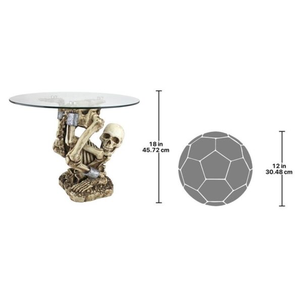 Design Toscano CL2978 14 Inch Contortionist Skeleton Table