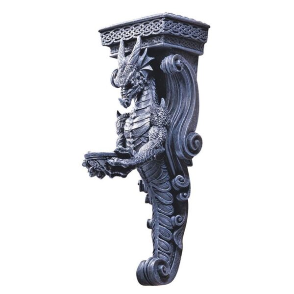 Design Toscano CL3826 5 1/2 Inch Dragons of Darkmoor Castle Caryatids