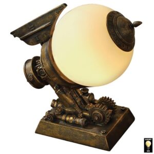 Design Toscano CL6654 6 1/2 Inch Steampunk Airship Lamp