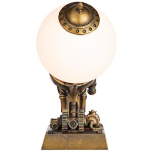 Design Toscano CL6654 6 1/2 Inch Steampunk Airship Lamp