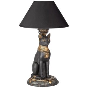 Design Toscano CL7548 10 Inch Royal Cat Goddess Bastet Table Lamp