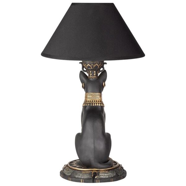 Design Toscano CL7548 10 Inch Royal Cat Goddess Bastet Table Lamp