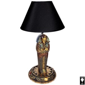 Design Toscano CL7924 6 1/2 Inch King Tut Sarcophagus Table Lamp